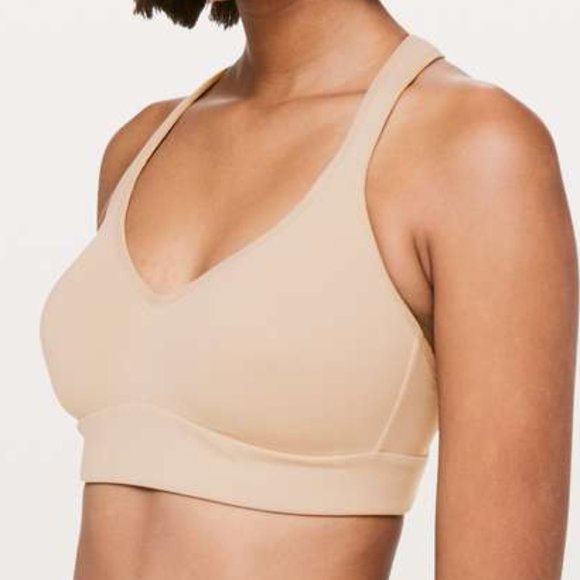 lululemon athletica Other - Lululemon Speed Up Nude Sports Bra
